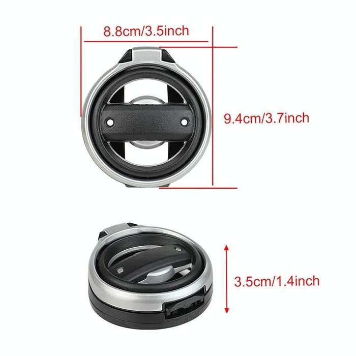 For Jeep Wrangler JK 2007-2017 JL / JT 2018+ Car Air Conditioner Air Vent Water Cup Holder (Blue)