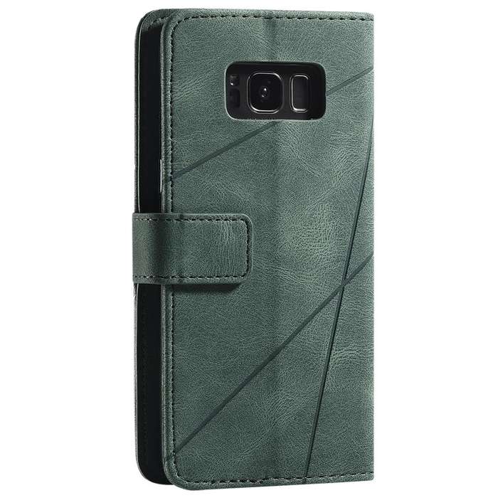 For Samsung Galaxy S8 Skin Feel Splicing Horizontal Flip Leather Case with Holder & Card Slots & ...
