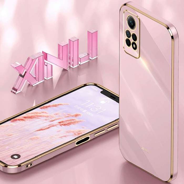 For Xiaomi Redmi Note 12 Pro 4G XINLI Straight Edge 6D Electroplate TPU Phone Case(Mint Green)
