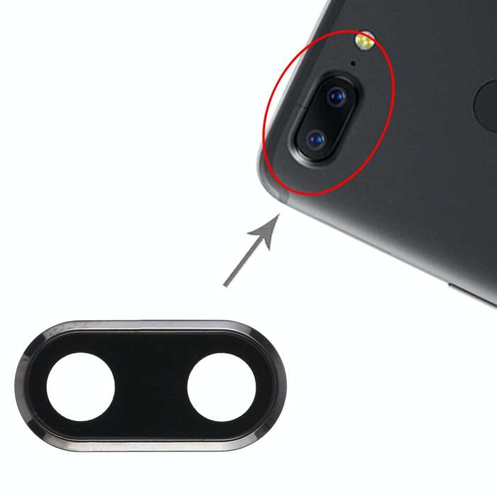 For OnePlus 5T / 5 Camera Lens Cover (Black)