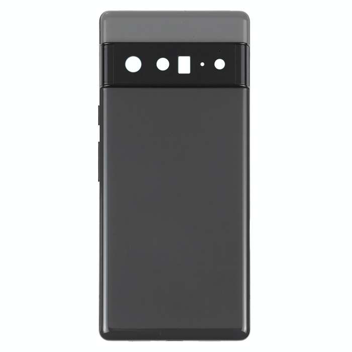 For Google Pixel 6 Pro Battery Back Cover with Middle Frame(Black)