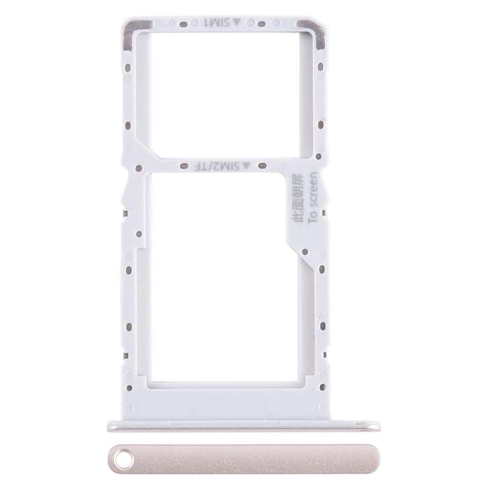 For Huawei Enjoy 60Z SIM + SIM / Micro SD Card Tray (Gold)