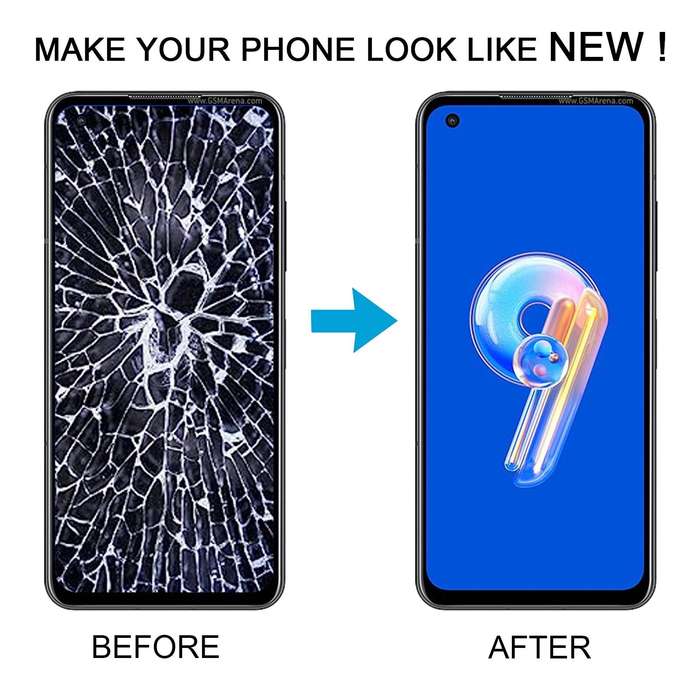 For Asus Zenfone 9 9Z AI2202 Original LCD Screen Digitizer Full Assembly with Frame (Black)