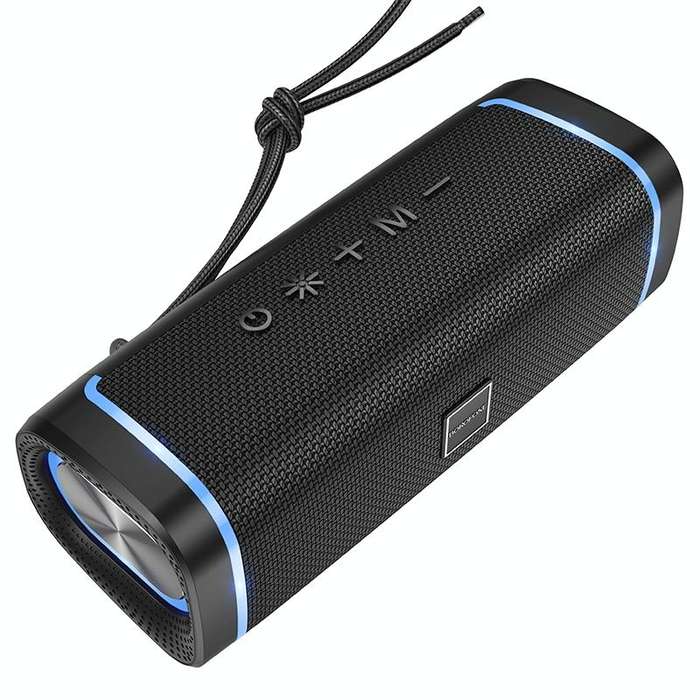 BOROFONE BR32 Sound Arc Sports TWS Bluetooth 5.3 Speaker Support TF Card / FM(Black)