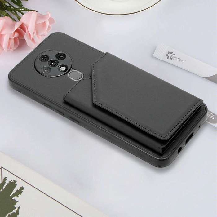 For Tecno Spark 6 Skin Feel PU + TPU + PC Phone Case(Black)