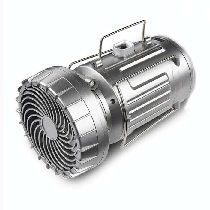 Outdoor Solar Fan Light Camping Light Portable Stretch Switch Horse Lantern, EU Plug, Type: 9399F...