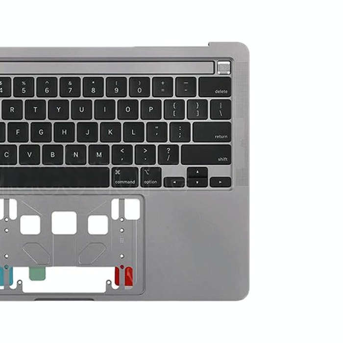 For Macbook Pro 13 inch 2021 A2338 C-side Cover + US Edition Key Board (Grey)