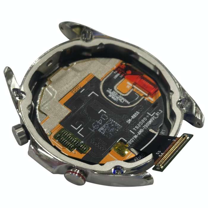 LCD Screen and Digitizer Full Assembly With Frame for Samsung Galaxy Watch3 SM-R850/R855(Silver)