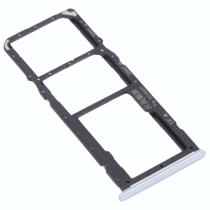 For OPPO Realme 7 (Global)  SIM Card Tray + SIM Card Tray + Micro SD Card Tray (White)