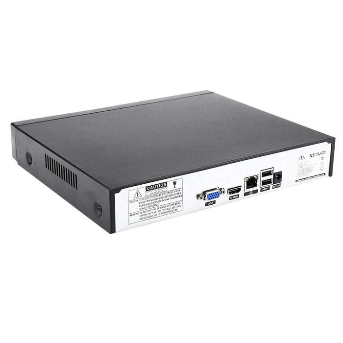 N8/1U-M 8CH H.264 DVR Network HDD Digital Video Recorder, Support VGA / RJ45 NET / USB 2.0(Black)