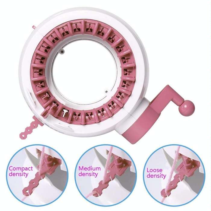 Hand Knitting Machine Children Play House Toy DIY Knitting Wool Machine(841-1)