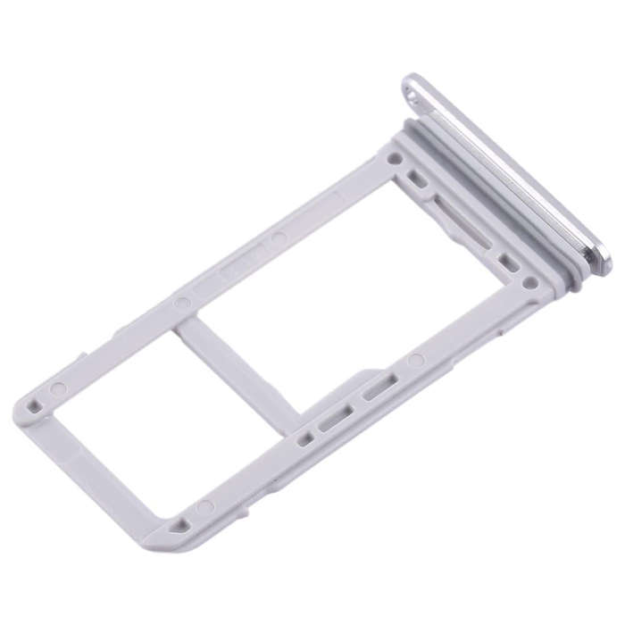 For Galaxy S8 / S8+ 2 SIM Card Tray / Micro SD Card Tray (Silver)