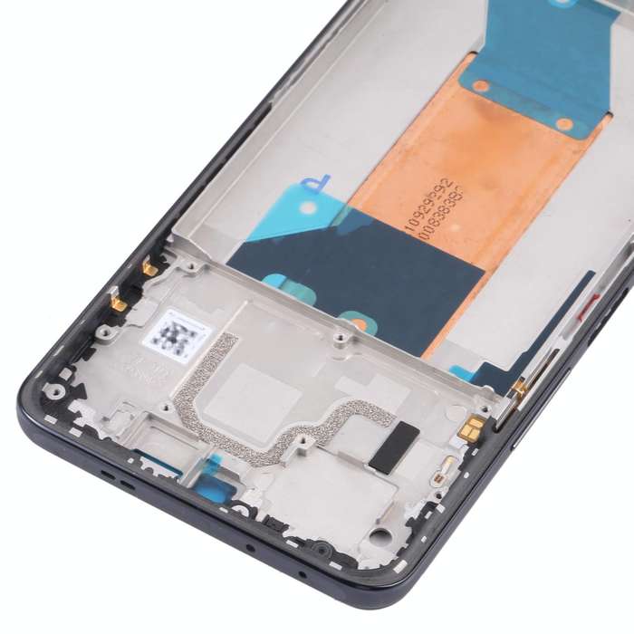 Front Housing LCD Frame Bezel Plate for Xiaomi Redmi K50 / Redmi K50 Pro(Black)