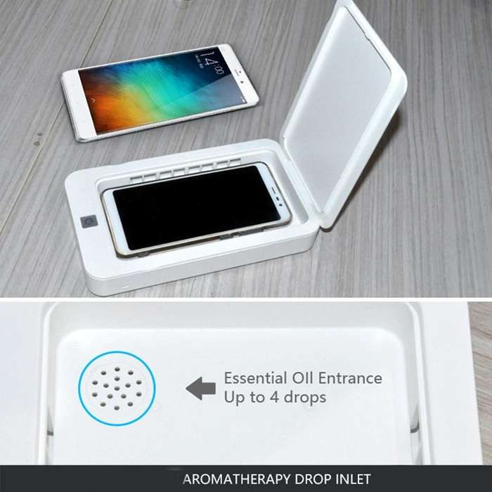 Multifunctional Mobile Phone Face Mask UV Disinfection Aromatherapy Ultraviolet Lamp Sterilizer D...