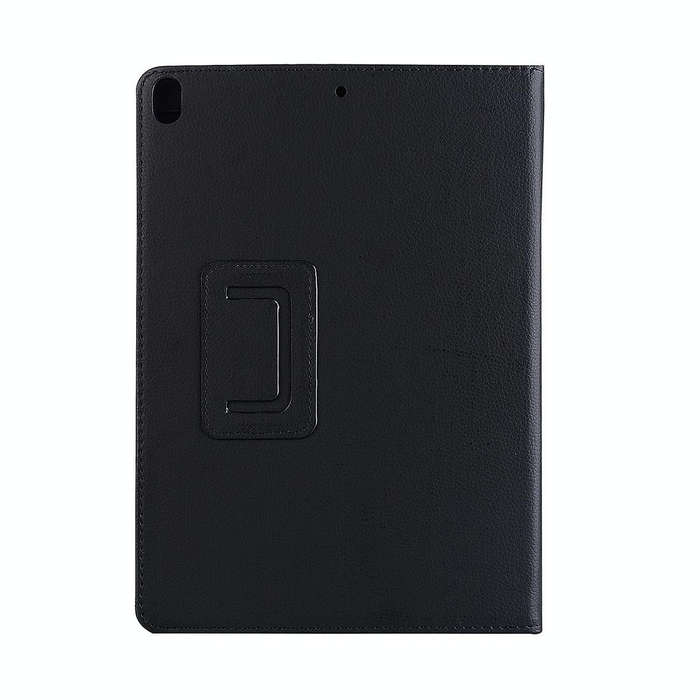 For iPad Pro 10.5 inch Litchi Texture 2-fold Horizontal Flip Leather Case with Holder(Black)