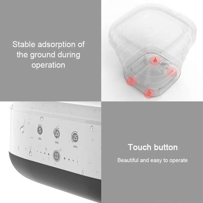 MOYU XPB30-F1 Portable Mini Automatic Household Folding Bucket Type Travel Washing Machine(Pink)