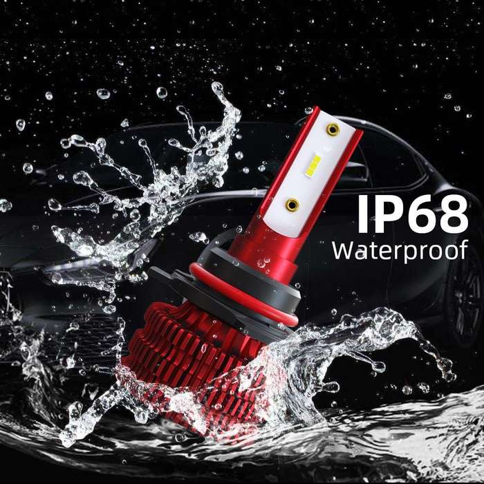 2 PCS KINGSOFE K5 9006 / HB4 DC9-36V / 18W / 2000LM / 6000K IP68 Car LED Headlight Lamps (Cool Wh...