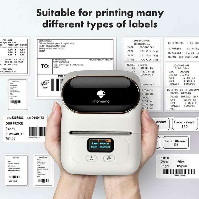 Phomemo M110 Home Handheld Mini Bluetooth Thermal Printer (Blue)