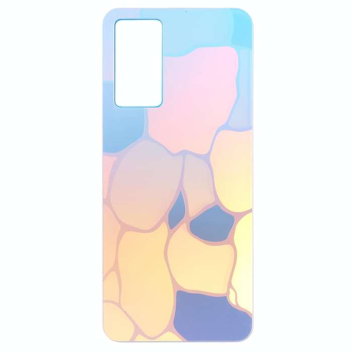 For vivo Y75 4G 2022/V23e Glass Battery Back Cover (Blue)