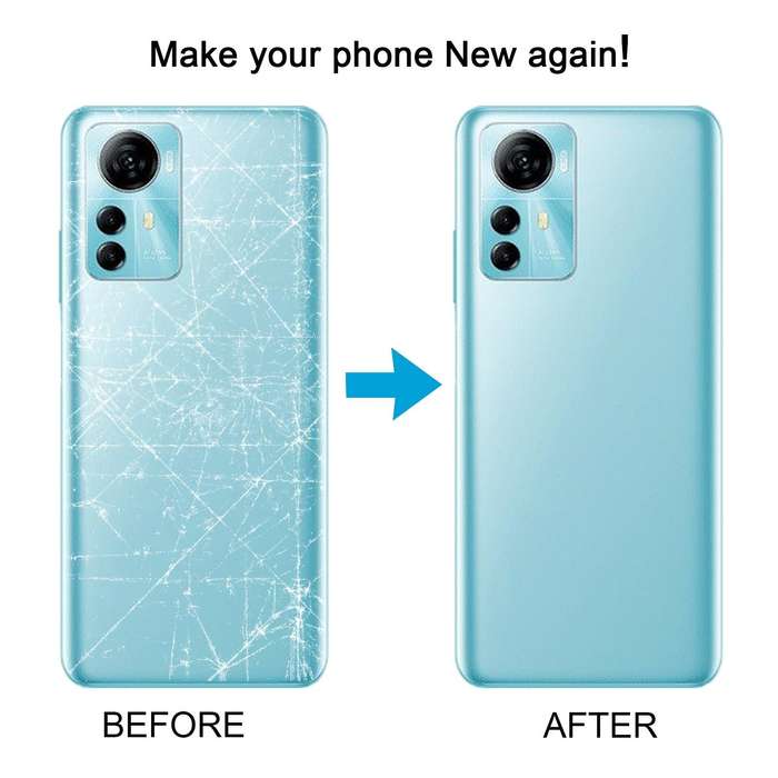 For ZTE Blade A72S A7050 Battery Back Cover(Blue)
