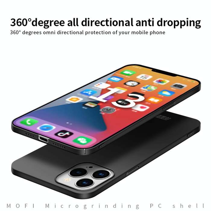 For iPhone 15 Pro Max MOFI Frosted PC Ultra-thin Hard Phone Case(Rose Gold)