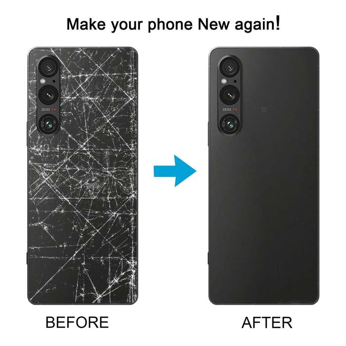 For Sony Xperia 1 V Original Battery Back Cover with Camera Lens Cover(Green)