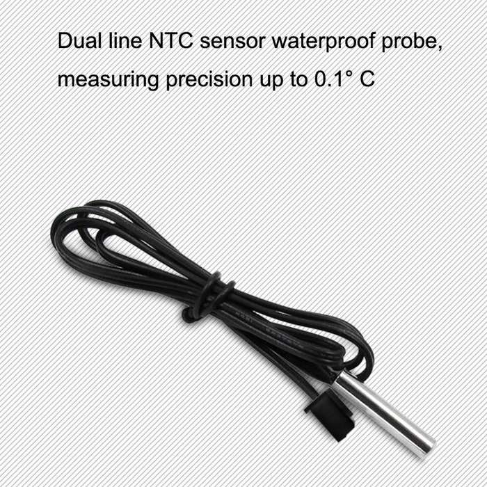 DTC-1201 NTC Sensor WiFi Intelligent Aquarium Fish Tank Hatch Central Air Conditioning Temperatur...