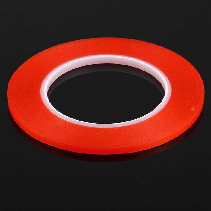 10 PCS 2mm Width Double Sided Adhesive Sticker Tape, Length: 25m(Red)