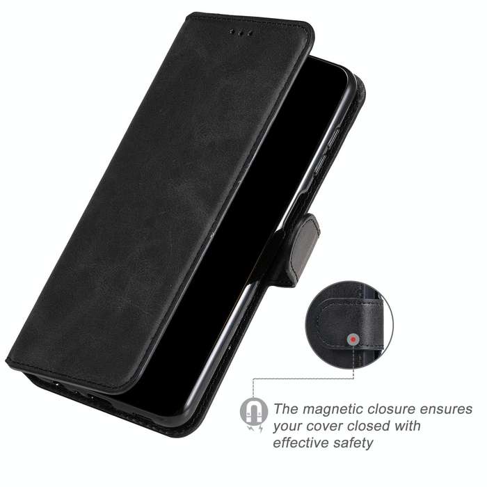 For vivo Y76s / Y76 5G Classic Calf Texture Flip Leather Case(Black)
