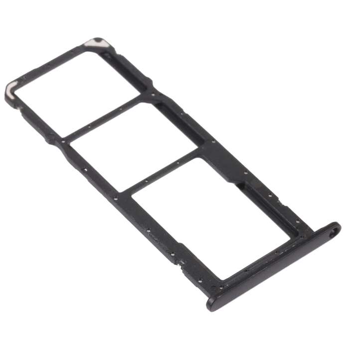 SIM Card Tray + SIM Card Tray + Micro SD Card Tray for Honor 8A 2020 (Black)