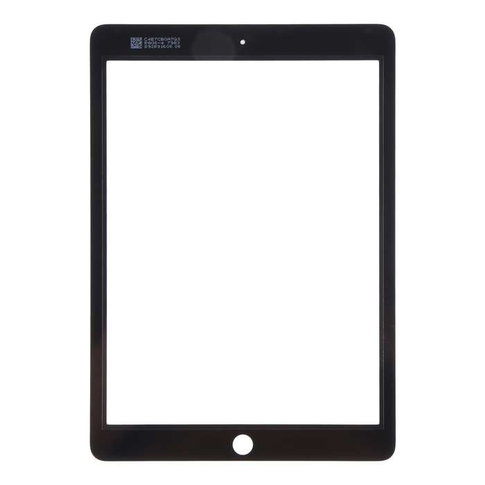 For iPad 6 / Air 2 Front Screen Outer Glass Lens with OCA Optically Clear Adhesive(Black)