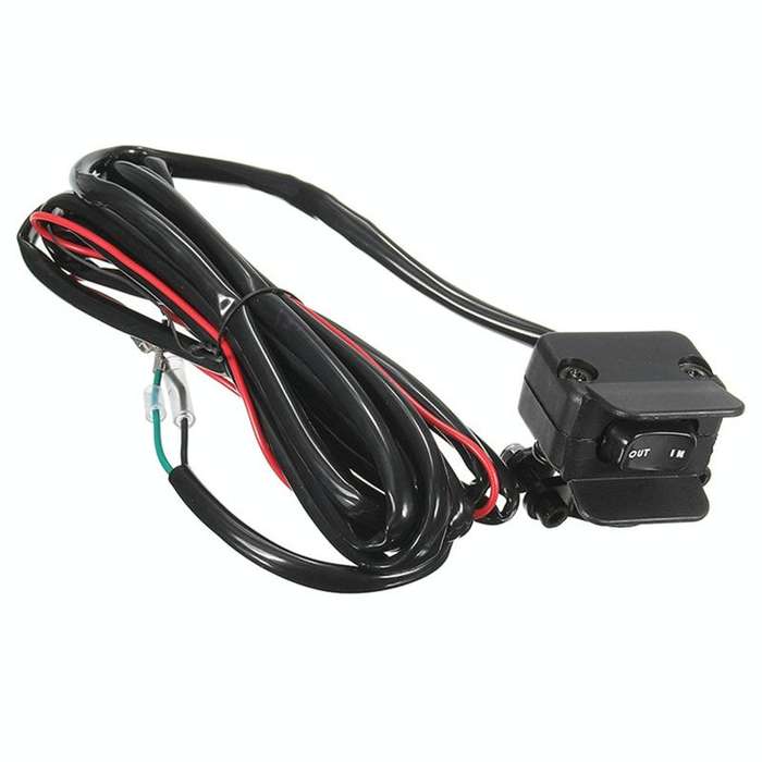 Motorcycle ATV / UTV Winch Rocker Switch Handlebar Control Line Warn Kits