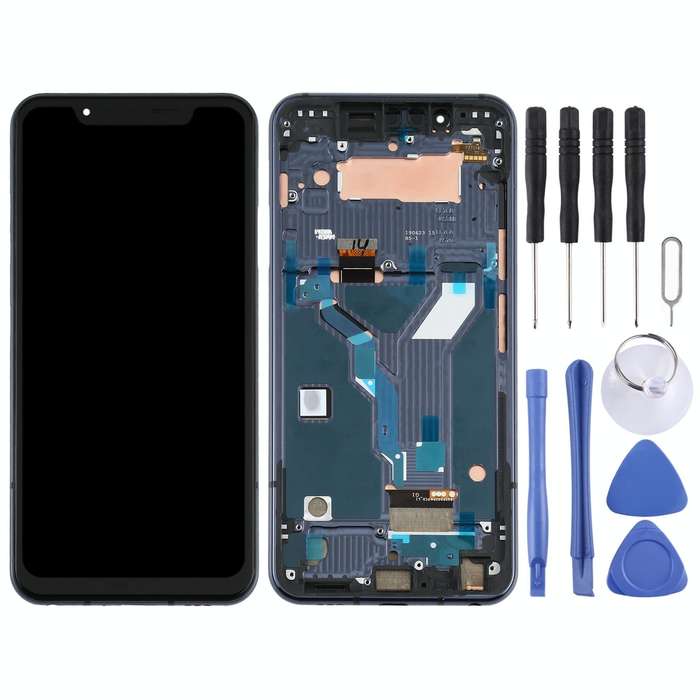 LCD Screen for LG G8s ThinQ LMG810, LM-G810, LMG810EAW with Digitizer Full Assembly With Frame (B...