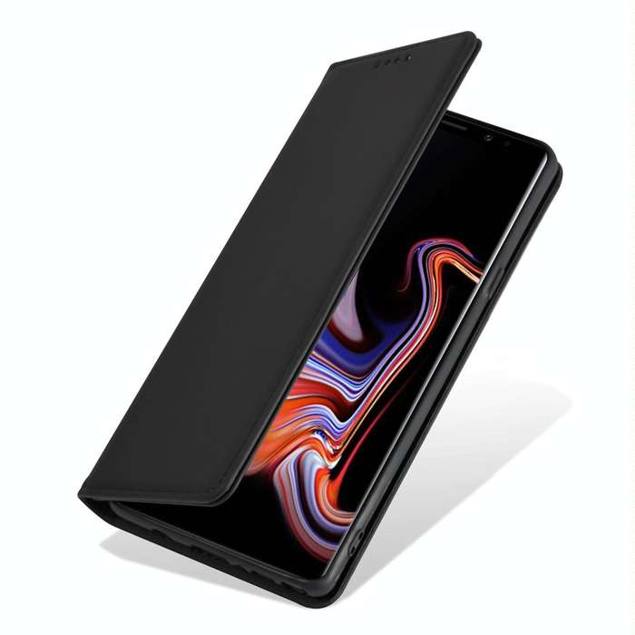 For Samsung Galaxy Note9 Strong Magnetism Liquid Feel Horizontal Flip Leather Case with Holder & ...