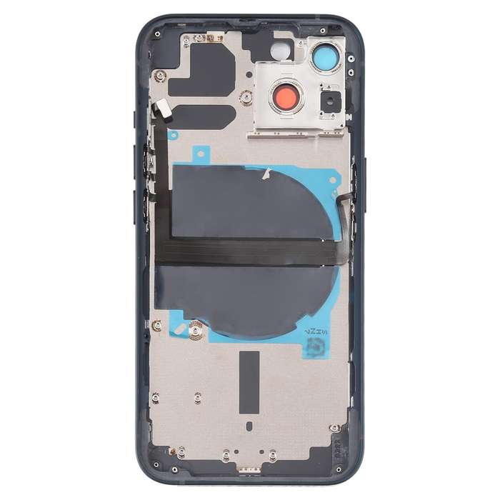 For iPhone 13 Battery Back Cover with Side Keys & Card Tray & Power + Volume Flex Cable & Wireles...