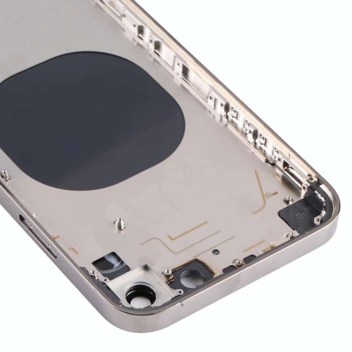 Stainless Steel Material Back Housing Cover with Appearance Imitation of iP13 Pro for iPhone XR(B...
