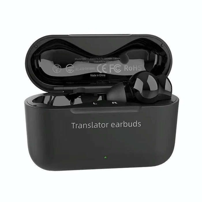 M6 Multi-country Mutual Translation Smart Bluetooth Translation Earphone Supports 127 Languages (...