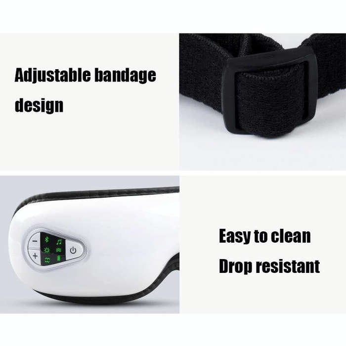 YK110 Eye Massager Charging Air Pressure Hot Compression Bluetooth Student Eye Protector, Style:E...