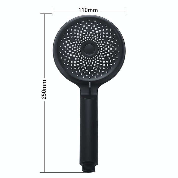 Home Handheld Silicone Supercharged Shower Nozzle, Style: White