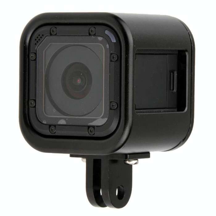 Housing Shell CNC Aluminum Alloy Protective Cage with Insurance Back Cover for GoPro HERO5 Sessio...