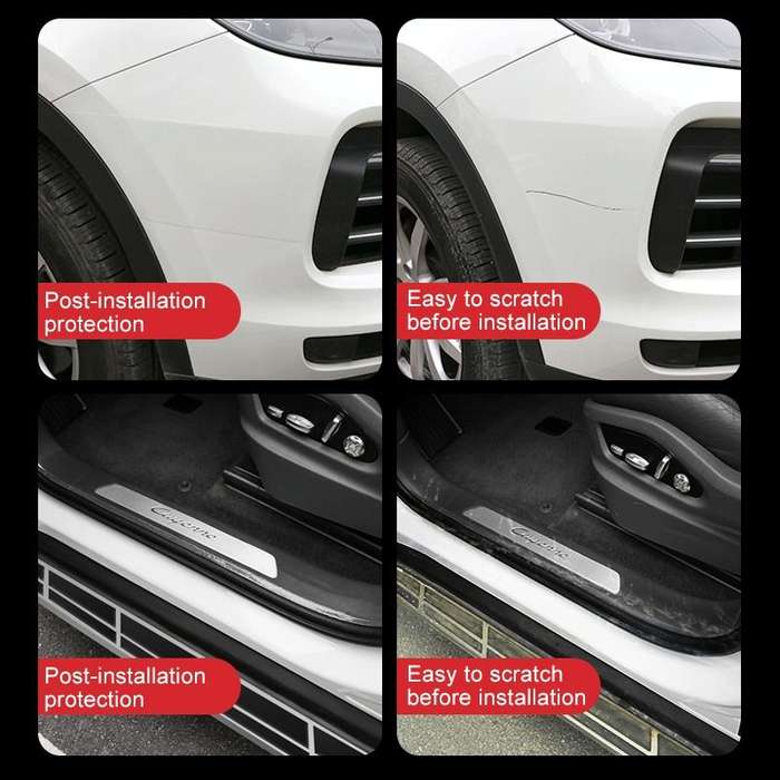 Universal Car Door Invisible Anti-collision Strip Protection Guards Trims Stickers Tape, Size: 2c...