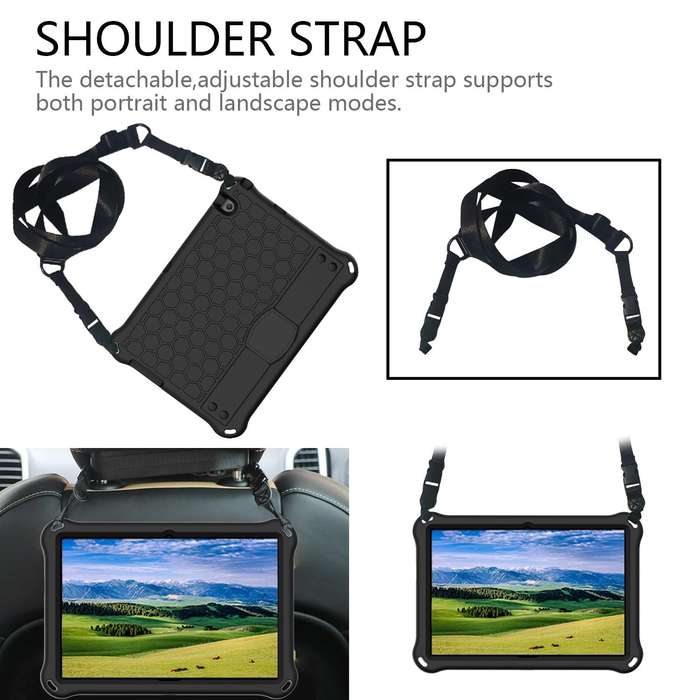 For Huawei MediaPad T3 10 Honeycomb Design EVA + PC Material Four Corner Anti Falling Flat Protec...