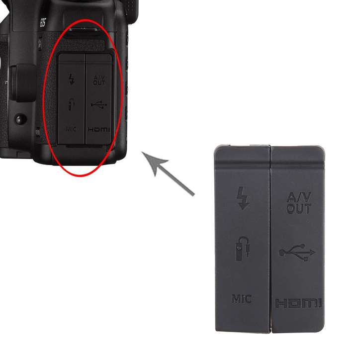 For Canon EOS 5D Mark II OEM USB Cover Cap