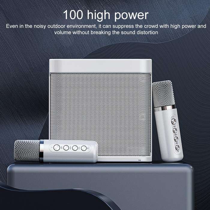 YS-203 Bluetooth Karaoke Speaker Wireless Microphone(Red)