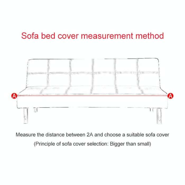All-inclusive Cover Non-slip Armrestless Folding Sofa Bed Cover, Size:L(Dreamland)