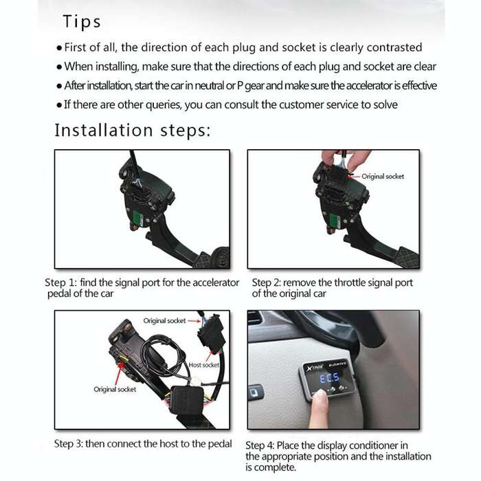 For Toyota Fortuner 2006-2015 TROS TS-6Drive Potent Booster Electronic Throttle Controller