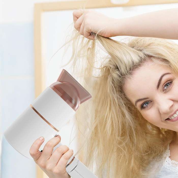 ZMFT-001 Hands-Free Desktop Hair Dryer, Specification: EU Plug(White)