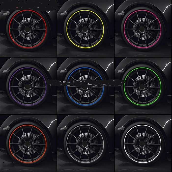 8m/roll Car Wheel General Sticker Modified Protection Sticker Anti-collision Strip(Green)