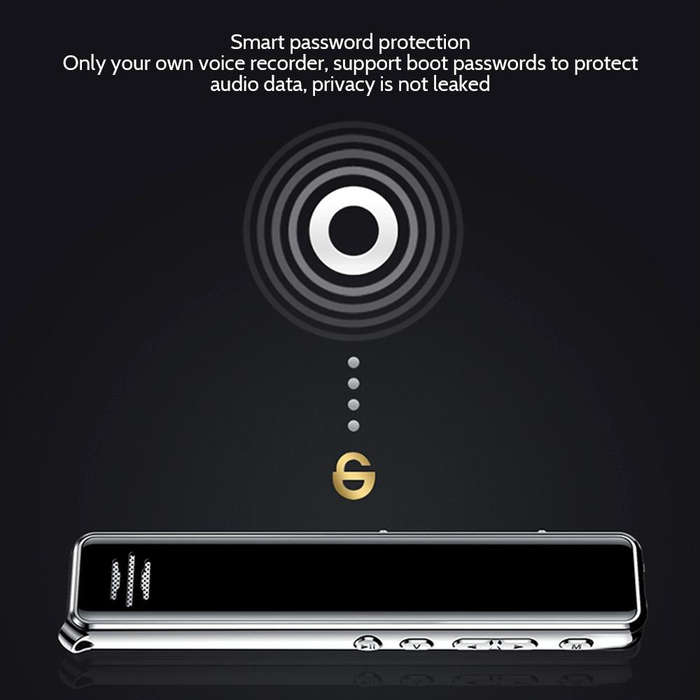 Q22 Multifunctional HD Noise Reduction Conference Recording Pen, Capacity:8GB(Black)