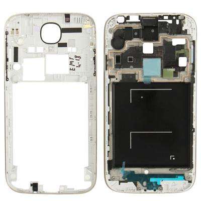 For Samsung Galaxy S IV / i9500 Original Middle Frame Bezel with Back Cover (Black)